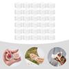 minkissy 60pcs Travel Toiletry Bottles Travel Containers Cream Jars Leakproof Skincare Jars for Face Eye Lip Balm Multipurpose Sub Case view 2