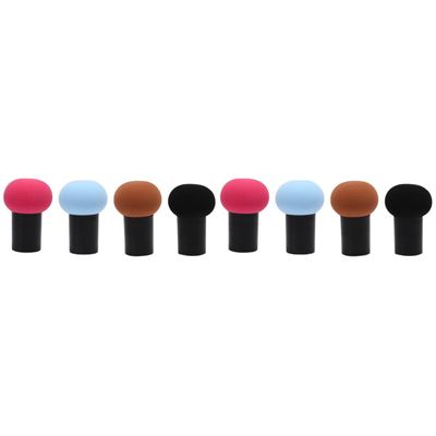 FOMIYES 8pcs Fluffy Makeup Puff Soft Cosmetic Cushions for All Skin Types Lightweight and Compact for Even Application and Random Colors Included