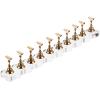 minkissy 10pcs Nail Display Nail Press Tips Holders Nail Art Display Stand Wavy Press on Nail Stand Nail Stand for Press on (8*L+2*S) Golden view 1