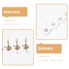 minkissy 10pcs Nail Display Nail Press Tips Holders Nail Art Display Stand Wavy Press on Nail Stand Nail Stand for Press on (8*L+2*S) Golden view 3