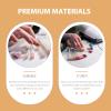 minkissy 10pcs Nail Display Nail Press Tips Holders Nail Art Display Stand Wavy Press on Nail Stand Nail Stand for Press on (8*L+2*S) Golden view 4
