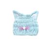 FOMIYES Cat Ear Shower Cap Microfiber Water-Absorption Bathing Cap for Cats and Pets Lightweight and Quick-Drying for Home and Travel view 1