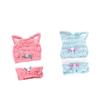 FOMIYES Cat Ear Shower Cap Microfiber Water-Absorption Bathing Cap for Cats and Pets Lightweight and Quick-Drying for Home and Travel view 4