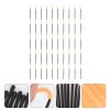 minkissy 50pcs Disposable Eyelash Brushes and Eyebrow Combs Portable Silicone Makeup Tools for Lash Extensions and Grooming for Beauty Salons and Personal Use Orange view 2