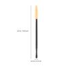 minkissy 50pcs Disposable Eyelash Brushes and Eyebrow Combs Portable Silicone Makeup Tools for Lash Extensions and Grooming for Beauty Salons and Personal Use Orange view 4