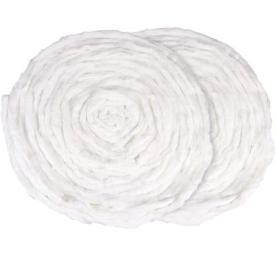 KALLORY 2bags Cotton Roll Beauty Coils of Each for Makeup Manicures and Hair Perms Soft Skin-Friendly Cotton Strips for Salon Use and Nail Art