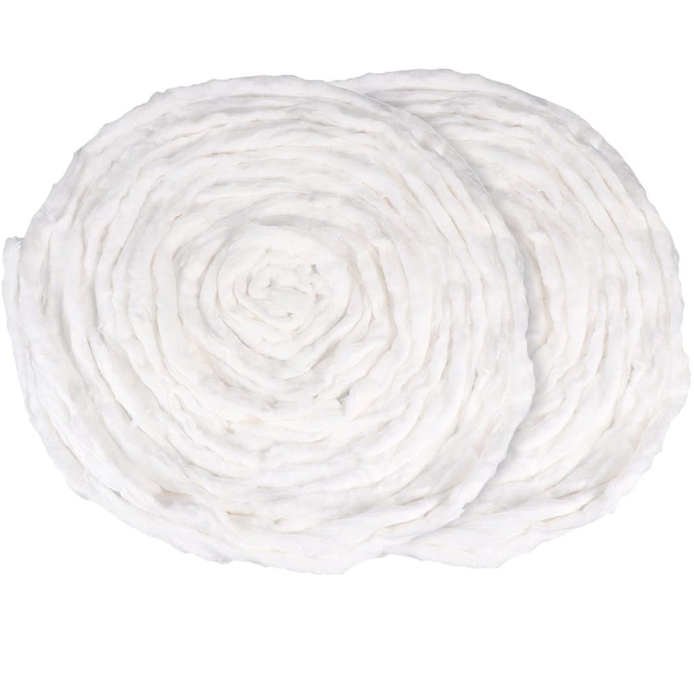 KALLORY 2bags Cotton Roll Beauty Coils of Each for Makeup Manicures and Hair Perms Soft Skin-Friendly Cotton Strips for Salon Use and Nail Art