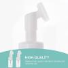 Zerodeko 4pcs Soap Foaming Bottle Silicone Brush Portable Pet Plastic Dispenser for Hand Soap Mousse and Facial Cleanser Leak Design for Home Travel view 4