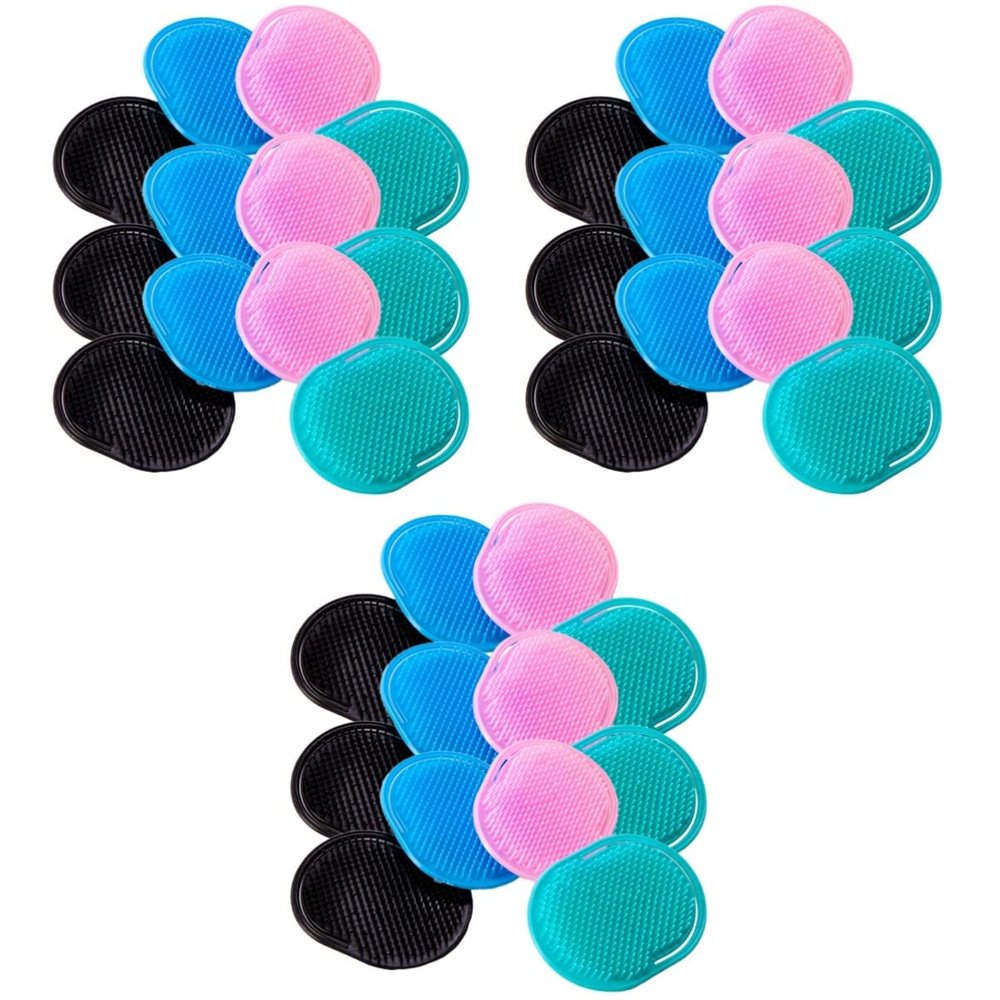 KALLORY 36pcs Multi-Purpose Massage Brush Plastic Hair Cleaning Brush Massage Comb for Hair Washing Home Salon Detangler