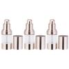 Beaupretty 3pcs Reusable Travel Lotion Bottles Vacuum Bottles for Cosmetics Leak Design for Toiletries Lightweight Travel Containers view 1