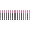 minkissy 2sets 50-piece Disposable Mascara Wands Rose Red Eyelash Brush for Eyebrow Makeup Portable Eyelash Grafting Tool for Women Girls 50pcs*2 view 1