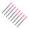 minkissy 2sets 50-piece Disposable Mascara Wands Rose Red Eyelash Brush for Eyebrow Makeup Portable Eyelash Grafting Tool for Women Girls 50pcs*2 view 3