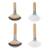 KALLORY 4pcs Fluffy Face Makeup Brush Soft Powder Brushes for Blush Highlighting Foundation Handles Essential Tools for Application view 1