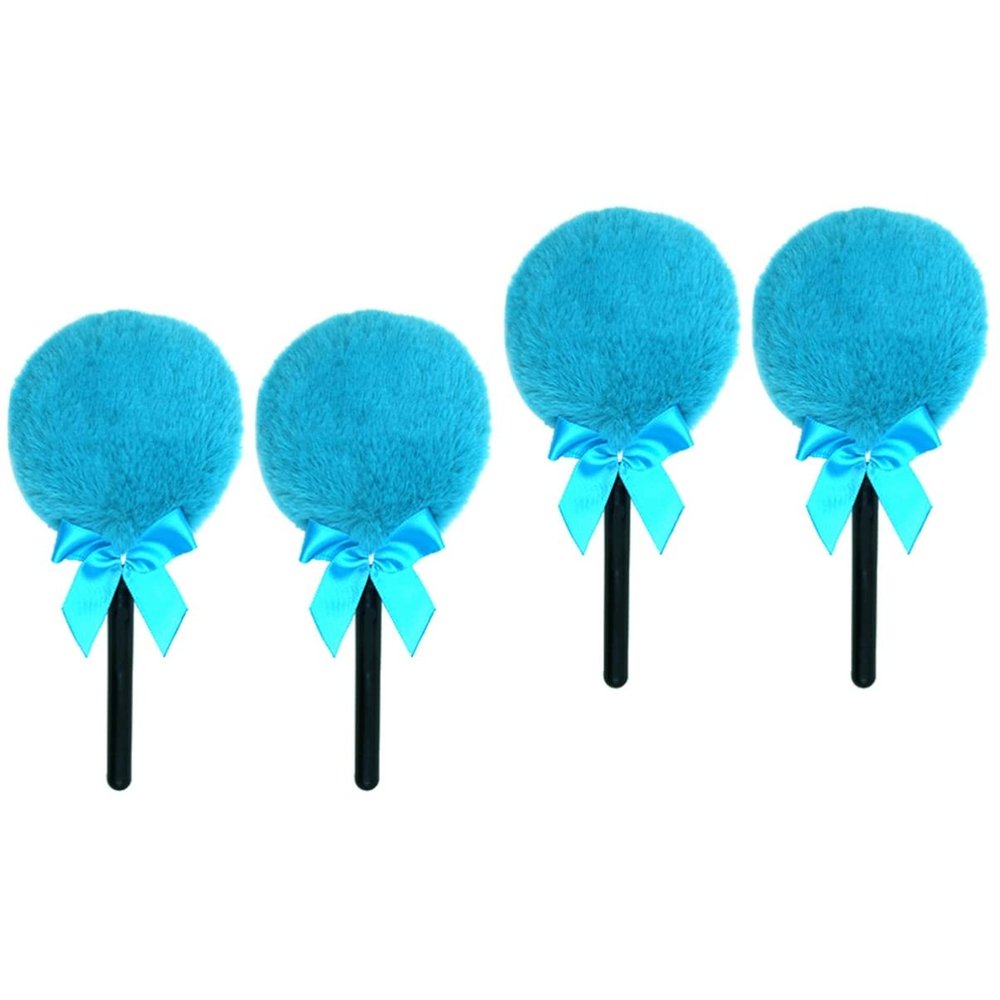 KALLORY 4pcs Lollipop Shape Makeup Puff for Women Fluffy Powder Applicator Tool Chic Design for Face Makeup for Birthday Mother Day Christmas Easy to Clean and Use