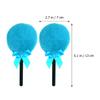 KALLORY 4pcs Lollipop Shape Makeup Puff for Women Fluffy Powder Applicator Tool Chic Design for Face Makeup for Birthday Mother Day Christmas Easy to Clean and Use view 4
