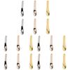 Healifty 18pcs Zinc Alloy Makeup Spoons for Facial Masks Eye Creams Moisturizers Easy to Clean Cosmetic Tools view 1