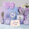 Get Well Soon Gifts for Women, Luxurious Lavender Gift Basket Care Package for Sending Love Sickness Surgery Recovery Feel Better Sympathy Spa Set view 1