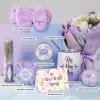 Get Well Soon Gifts for Women, Luxurious Lavender Gift Basket Care Package for Sending Love Sickness Surgery Recovery Feel Better Sympathy Spa Set view 2