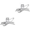 Beaupretty 2sets Decorative Metal Hair and Pin Exaggerated Design for Thick Hair for Daily Use Bathing Makeup and Styling view 1