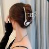 Beaupretty 4sets Exaggerated Metal Hair Clip for Women Stylish Zinc Alloy Jaw Clips for Thick Curly Hair for Daily Wear and Casual Styles view 2