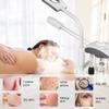 TASALON Professional Facial Steamer Tools for Esthetician, Skin Care and Deep Cleaning, 2 in 1 Face Machine with 3X Magnifying Foldable Arm, Ozone Face Steamer for Facial, Hot Mist Skincare, White view 4