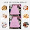 KKCD Non-Slip Lash Bed Topper with Square Head Massage Table Mattress Topper with/Without Breath Hole SPA Bed Cover Protector for Beauty Salon Solid Color Massage Accessories,Grey2,60x180cm view 3