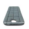 KKCD Round Head Massage Table Mattress Pad Sponge Mattress Topper for Lash Bed Soft Beauty Massage Bed Cover with Face Hole Non-Slip Massage Table Sheet with Elastic Bands,Grey,70x190cm view 1