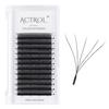 W Eyelash Extensions 5D Volume 0.07D Curl 12mm Easy Fan W-shaped Lash Premades Cluster Black YY Lash view 1