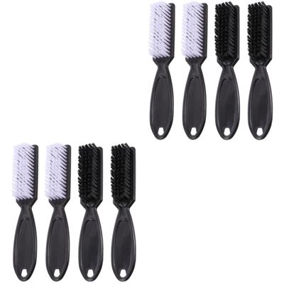 FRCOLOR 8pcs Duster Brush for Broken Hair Cleaning Lightweight Plastic Barber Neck Duster for Home Travel Use Essential Styling Tool