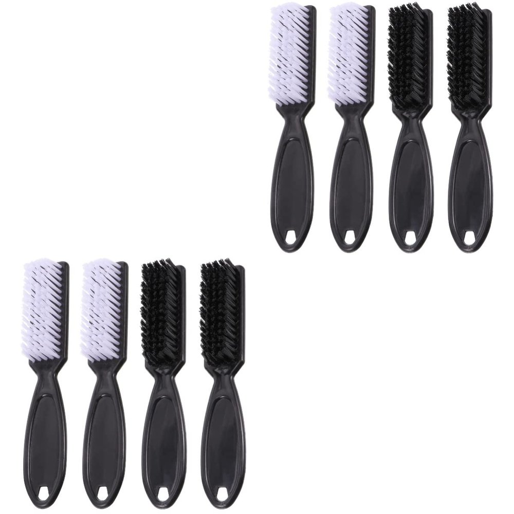 FRCOLOR 8pcs Duster Brush for Broken Hair Cleaning Lightweight Plastic Barber Neck Duster for Home Travel Use Essential Styling Tool