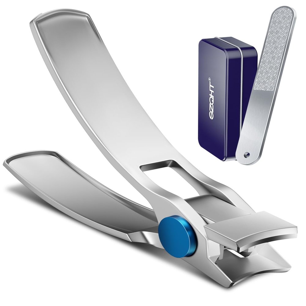 Nail Clippers for Thick Nails,Toenail Clippers for Ingrown Nails,Men,Women Seniors,Fingernail Clipper,Toe Cutter,Curved Handle- Good Looking