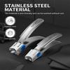 Nail Clippers for Thick Nails,Toenail Clippers for Ingrown Nails,Men,Women Seniors,Fingernail Clipper,Toe Cutter,Curved Handle- Good Looking view 2