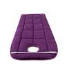 KKCD Round Head Massage Table Mattress Pad Sponge Mattress Topper for Lash Bed Soft Beauty Massage Bed Cover with Face Hole Non-Slip Massage Table Sheet with Elastic Bands,Purple,60x185cm view 1