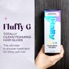 Fluffy G Hair Gloss by Hally Hair, (Clear) - 3.4 fl oz - Hair Glaze for Color-Treated, Fine, Dry & Frizzy Hair - High Shine Shiny Hair Products for Vibrant, Fluffy & Fuller-Looking Hair view 3