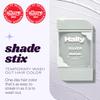 Hally Hair Shade Stix, Silver Temporary Hair Dye for Kids & Adults Washable view 2