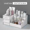 AGGICE Cosmetics Storage Box, Makeup Organizer With Drawers Dormitory Desktop Finishing Dresser Skin Care Lipstick Plastic Shelf view 2
