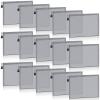 Outus 15 Pieces Mesh Bags Mesh Zipper Pouch Operation Christmas Makeup Bags Cosmetic Travel Organizer Pouch Pencil Case for Office travel(9.84 x 7.09 Inches,Gray) view 1