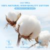 Lily Bell Soft Dry Wipes Cottons Tissue Disposable Face Towel (110 Count) 100% Cotton Wipes Cotton Facial Tissues for Sensitive Skin Facial Towels Disposable, Lint-Free, Dry and Wet Use view 2