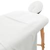 Avalon Care Microfiber Massage Table Sheets Sets 3 Pcs Premium Massage Table Cover Includes Flat, Fitted Massage Sheets Sets & Face Cradle Cover, Soft Massage Bed Cover - White Massage Bed Sheets view 1
