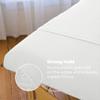 Avalon Care Microfiber Massage Table Sheets Sets 3 Pcs Premium Massage Table Cover Includes Flat, Fitted Massage Sheets Sets & Face Cradle Cover, Soft Massage Bed Cover - White Massage Bed Sheets view 3