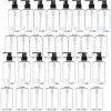 30 Pcs 10 oz Plastic Pump Bottle Dispenser Empty Lotion Bottle with Pump Refillable Clear Hand Soap Dispenser Portable Travel Lotion Container for Body Wash Liquid Soap Shampoo Essential Oil, 2 Colors view 1