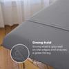 Avalon Care Microfiber Massage Table Sheets Sets 3 Pcs Premium Massage Table Cover Includes Flat, Fitted Massage Sheets Sets & Face Cradle Cover, Soft Massage Bed Cover - Grey Massage Bed Sheets view 3