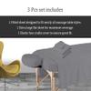Avalon Care Microfiber Massage Table Sheets Sets 3 Pcs Premium Massage Table Cover Includes Flat, Fitted Massage Sheets Sets & Face Cradle Cover, Soft Massage Bed Cover - Grey Massage Bed Sheets view 4