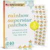 LivaClean 240 CT Rainbow Superstar Acne Patches w/Salicylic Acid & Tea Tree, Rainbow Star Patch Star Pimple Patch Pimple for Face Acne Patches Cute Zit for Face view 1