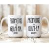 Promoted to Grandparents Set, Glam-ma Gift, Glam-pa Gift, Pregnancy Announcement, New Grandpa Gift, New Grandma Gift, Promoted to Glamma view 2