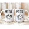 Promoted to Grandparents Set, Glam-ma Gift, Glam-pa Gift, Pregnancy Announcement, New Grandpa Gift, New Grandma Gift, Promoted to Glamma view 3