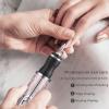 Electric Nail Drill 20000 RPM, Electric Nail File, Speed Adjustable Kit with Nail Drill Bits, Manicure and Pedicure Tools for Nail Drill Machine,Blue,12.5 * 1.9cm view 3