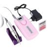 Electric Nail Drill Machine Nail File Set for Manicure Pedicure Polishing Shape Salon Tool for Acrylic, Gel Nails with Drill Bit and Sanding Bands,Pink,7.3 * 15.5 * 1.8cm view 2