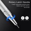 Portable Electric Nail Drill Nail Drill Kit for Acrylic, Gel Nails, Manicure Pedicure Polishing Shape Tools with 6Pcs Nail Drill Bits and 6 Sanding Bands,Gray,Charge view 2