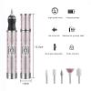 Electric Nail Drill 20000 RPM, Electric Nail File, Speed Adjustable Kit with Nail Drill Bits, Manicure and Pedicure Tools for Nail Drill Machine,Pink,12.5 * 1.9cm view 4